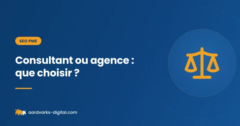 Consultant SEO ou agence SEO : que choisir pour une PME ?